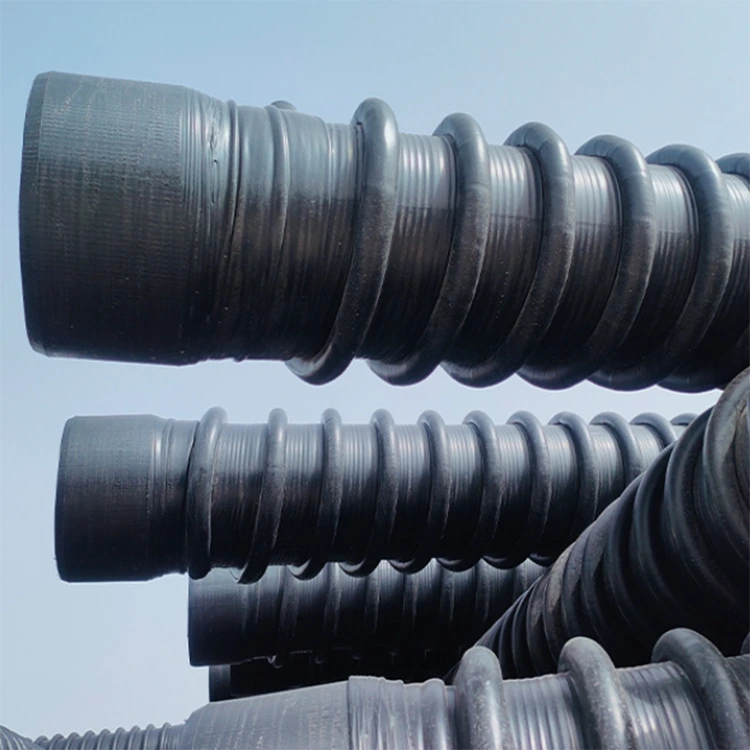 Tubería de quilates reforzada con retorcidos HDPE duradero