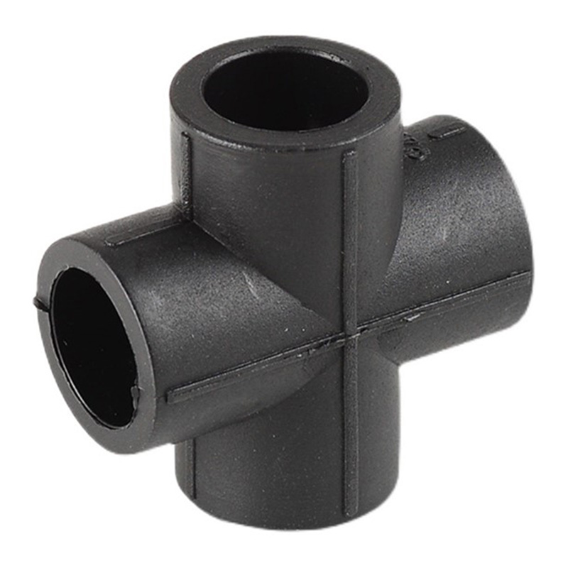 Juntas transversales de HDPE de igual diámetro para conectar tuberías Juntas transversales de HDPE de igual diámetro para conectar tuberías