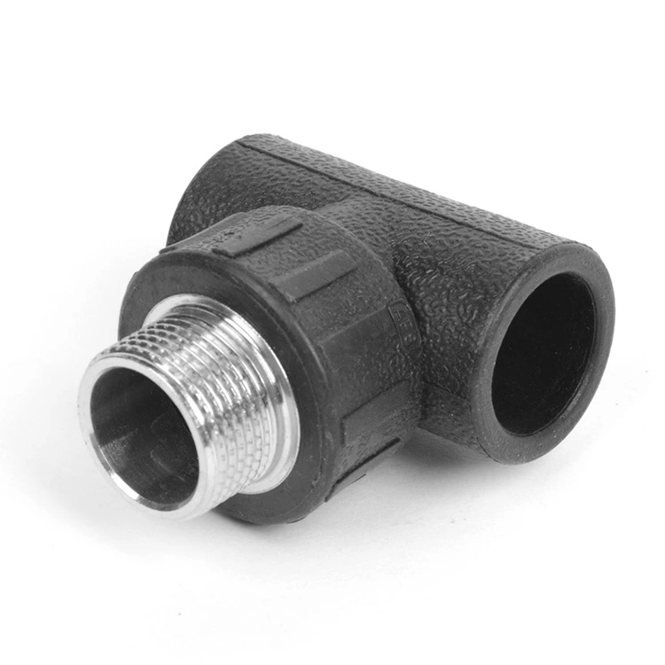 Camiseta roscada masculina HDPE para conexión híbrida