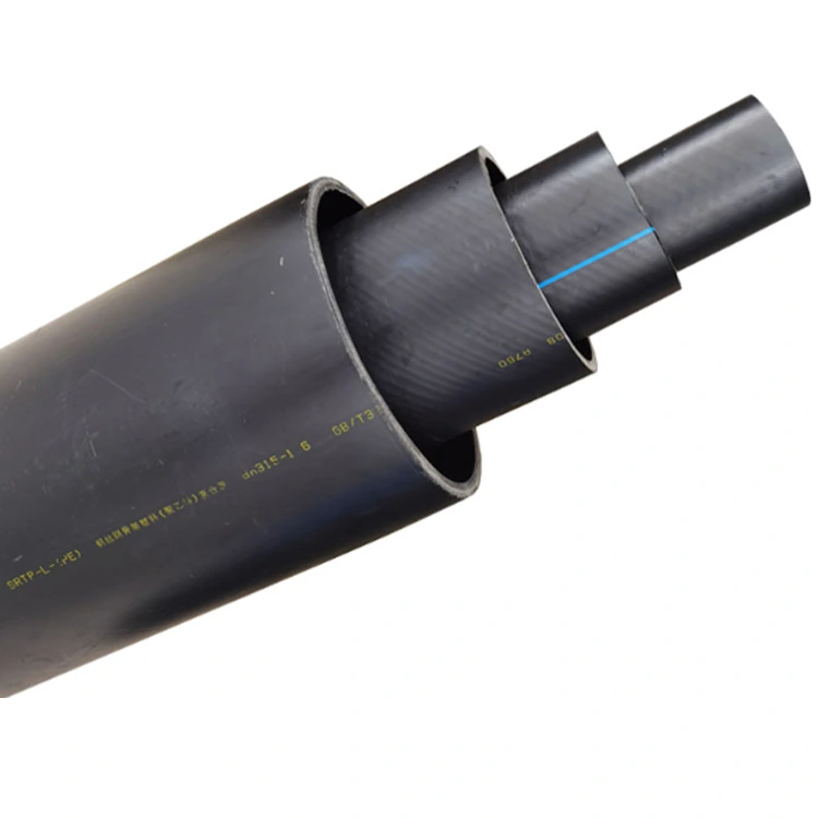 Fontanería de tubería compuesta de PE de alambre de acero HDPE para agua para agua