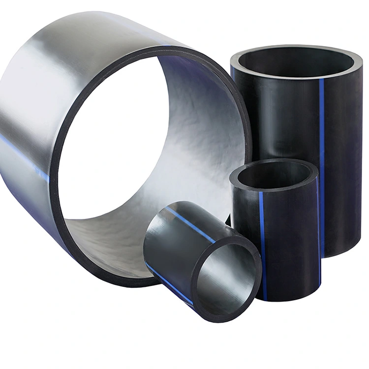 Venta caliente 20 mm-225 mm tubería de agua de plástico tubería de riego de tierras hdpe