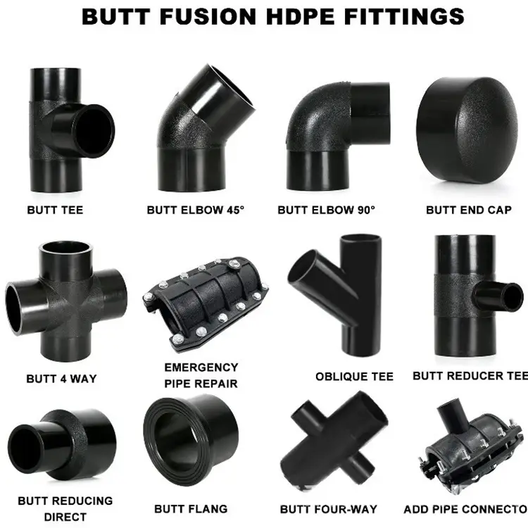 HDPE Equal Straight Tee 90 Degree