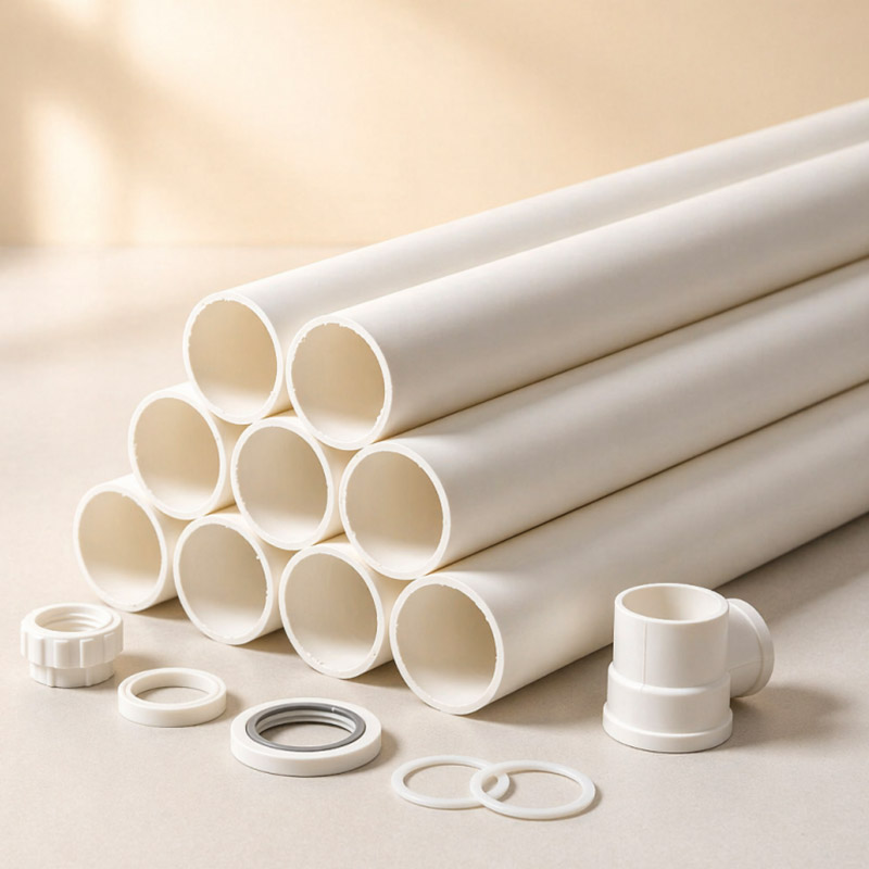 White PVC U Water Supply Pressure Pipe